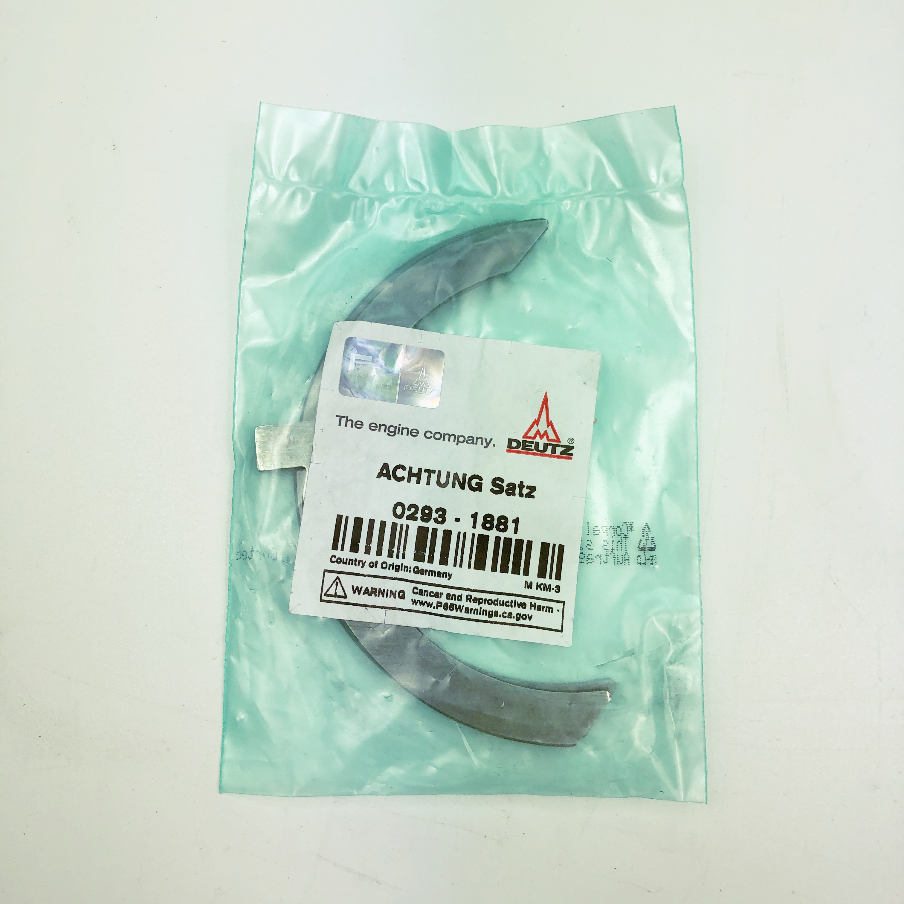 Deutz Engine BF4M1013EC Genuine Spare Parts Crankshaft thrust bearing 0293-1881